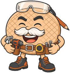 Barry Biscuit laughing.